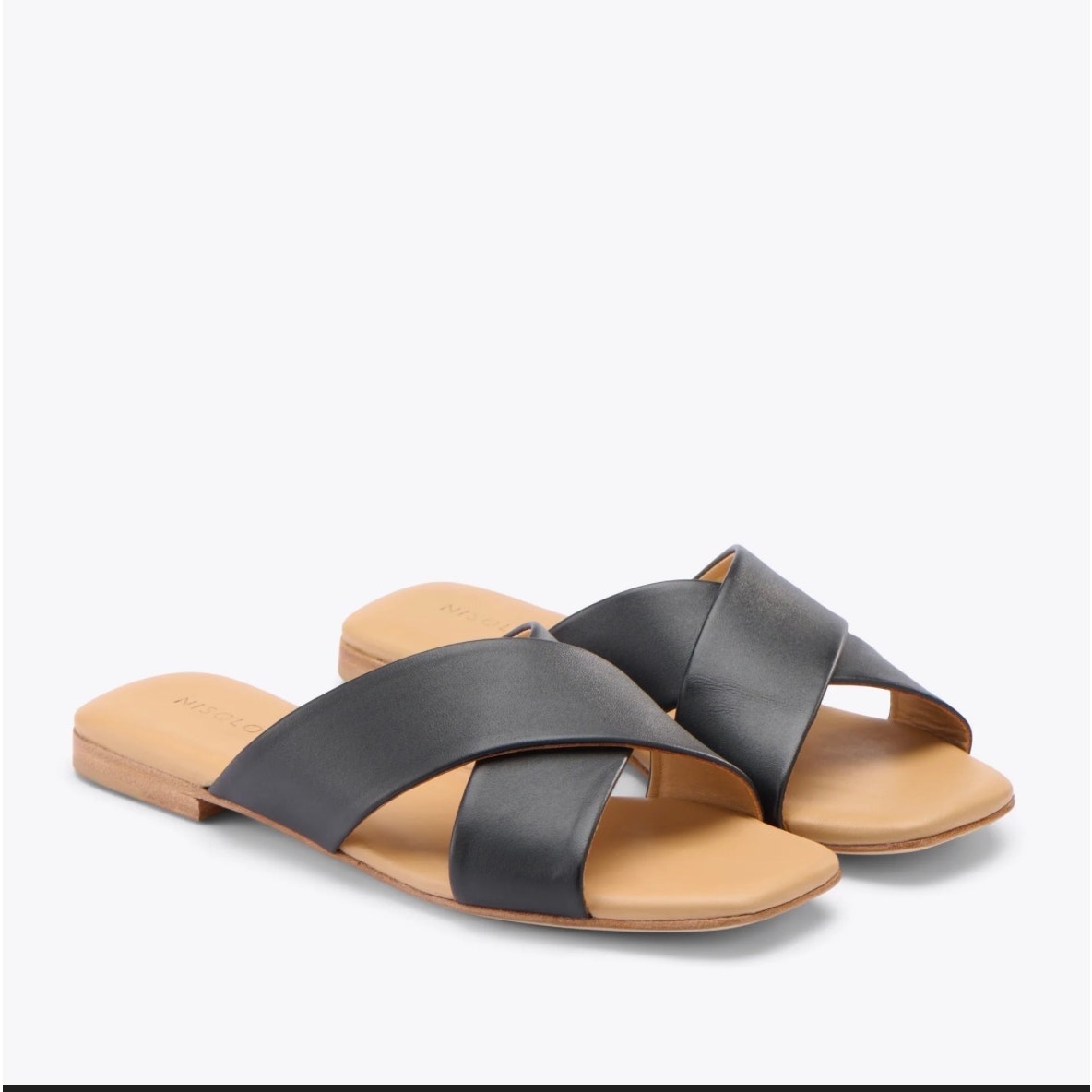 Nisolo Catalina Slide Sandal Black Size 8